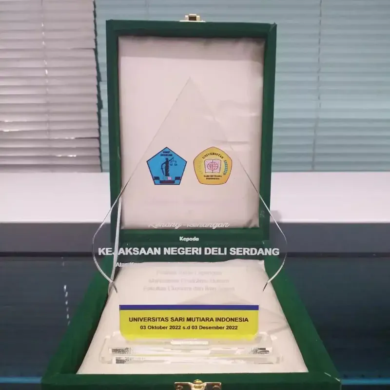 Deli Serdang District Attorney's Office plaque